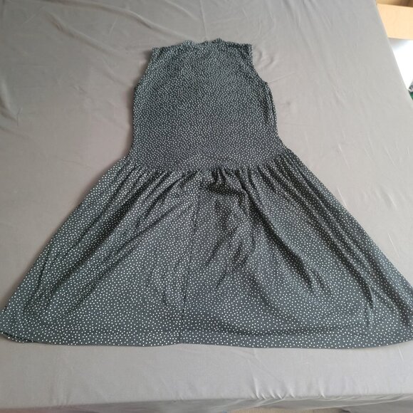 Fair Wind Sportswear Dress Womens M Black Polka Dot Vintage Tennis Golf Stretch - Picture 7 of 8